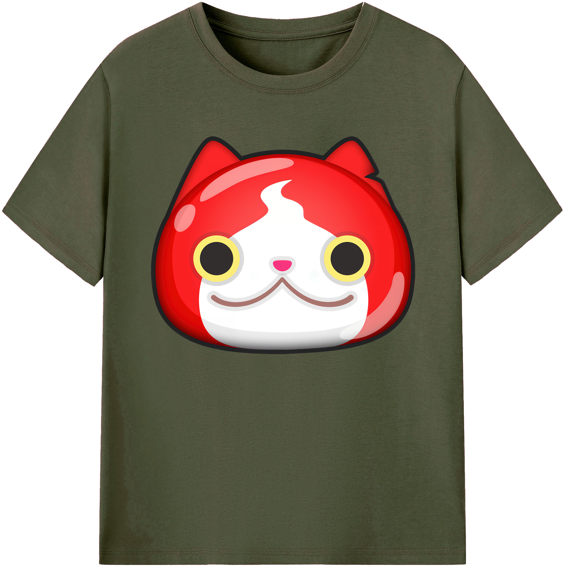 （画像用） 妖怪ウォッチ Yo-kai Watch 綿100％ メンズ半袖Tシャツ｜肌触りやわらか＆通気性